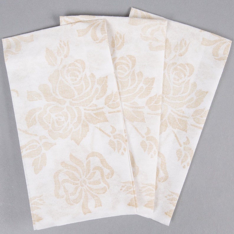 50Ct Gold Linen Feel Disposable Napkin Wedding Napkins Etsy