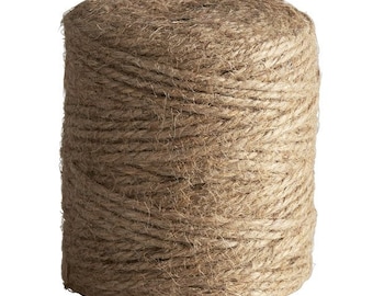 3Ply Natural Jute Twine 1/2lb Tube, Jute Twine, Twine, Natural Jute Twine, Natural Twine, Eco-Friendly Packaging Twine, Eco Friendly Twine