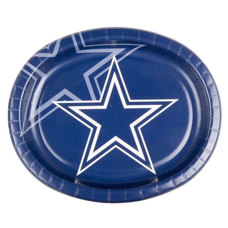 8ct Dallas Cowboys NFL Paper Plates Paper Plates Plates Etsy