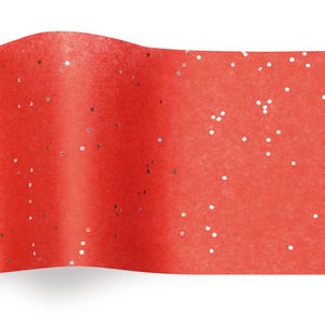 Red Glitter Tissue Paper-20x30",Gift Tissue Paper,Gift Packaging,Gift Wrap,Tissue Paper,Baby Shower Gift,Wedding,Birthday Gift,Xmas Gift