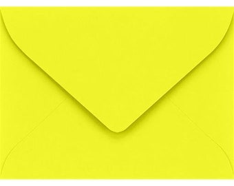 Neon Citrus Mini Envelopes: Gift Card, Tags, Invitations