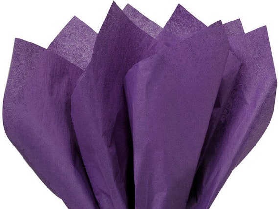 Purple Bulk Tissue Paper, Tissue Paper, Bulk Tissue Paper, Gift Wrapping,  Packaging, Purple, Gift Packaging, Crafts Supply, Eggplant Purple 