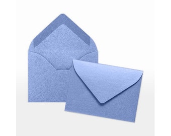 Metallic Blue Mini Envelopes,Mini Envelopes,Gift Card Envelopes, Gift Tags, Envelopes, Wedding Gift, Baby Shower, Birthday, Invitations