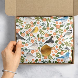 Bird Print Tissue Paper, Gift Tissue Paper, Easter Gift, Wedding Gift, Bridal Shower Gift, Baby Shower Gift, Gift Packaging,Christmas Gift image 4