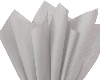 Gray Recycled Gift Tissue Paper 20x30” - USA Made