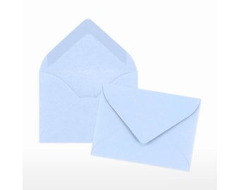 Baby Blue Mini Envelopes, Mini Envelopes, Gift Card Envelopes, Gift Tags, Envelopes, Wedding Gift, Baby Shower, Birthday, Invitations
