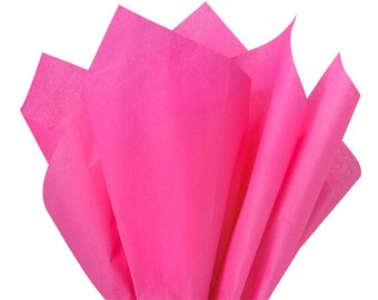 Hot Pink Recycled Tissue Paper - Gift Wrap, Packaging (20x30")