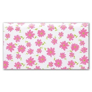 Floral Design Gift Tissue Paper 20&quot; x 30&quot;, Packaging, Wedding Favors, Gift Wrap, Summer Party, Daisy
