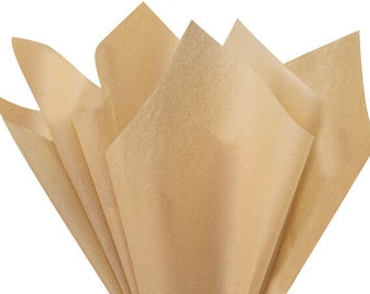 Tan Recycled Tissue Paper - Gift Wrap, Packaging (20x30")