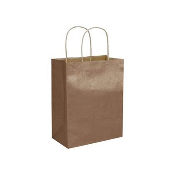 New 100 Paper bags Retails Large Classic Chevron Paper Shopping Bag 16” x 6”x12/"