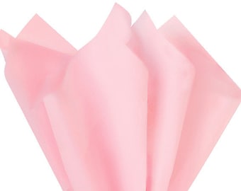Light Pink Recycled Tissue Paper - Gift Wrap, Packaging (20x30")
