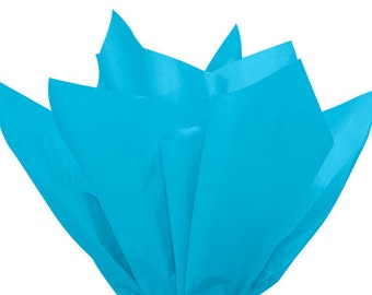 Turquoise Tissue Paper, Tissue Paper, Gift Grade Tissue Paper Sheets - 20 x 30", Blue Tissue Paper,Gift Wrap,Christmas,Birthdays, Graduation