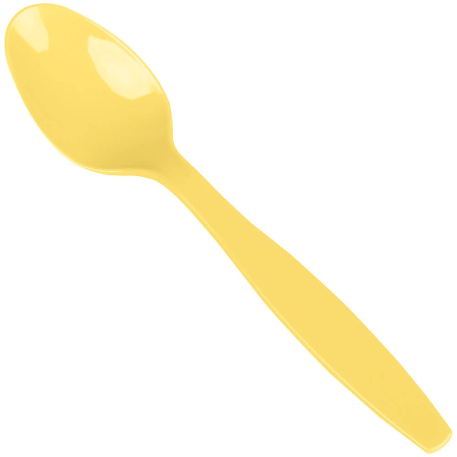 2550Ct Yellow Plastic Spoons Plastic Spoon Plastic Cutlery Etsy