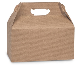 100% Recycled Kraft Gable Boxes, 9.5x5x5", Gable Boxes, Kraft Gable Boxes, Gable Box, Kraft Brown Box, Kraft Brown Gable Box, Gift Box,Gifts