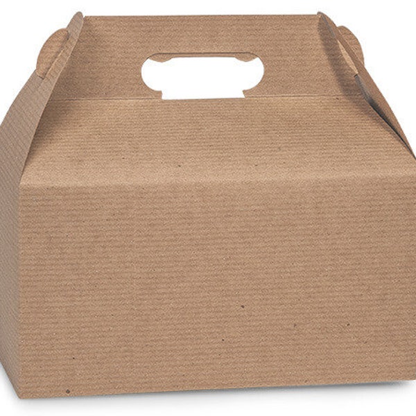 100% Recycled Kraft Gable Boxes, 9.5x5x5", Gable Boxes, Kraft Gable Boxes, Gable Box, Kraft Brown Box, Kraft Brown Gable Box, Gift Box,Gifts
