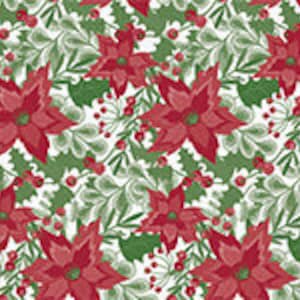 Christmas Botanical Design Tissue Paper - 20x30",Gift Tissue Paper,Gift Packaging,Gift Wrap,Tissue Paper,Christmas Gifts,Xmas Gift,Christmas
