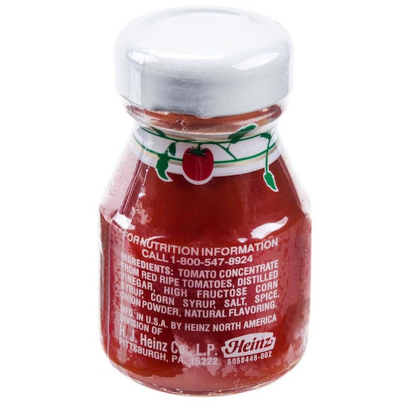 Ghyt 4 Pièces Mini Bouteilles de Ketchup, 25ml Rechargeable