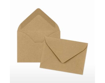 Grocery Kraft Mini Envelopes, Mini Envelopes, Gift Card Envelopes, Gift Tags, Envelopes, Wedding Gift, Baby Shower, Birthday, Invitations