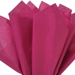 Cranberry Gift Tissue Paper-20x30”,Gift Tissue Paper,Gift Packaging,Gift Wrap,Tissue Paper,Baby Shower Gift,Wedding,Birthday Gift,Xmas Gift