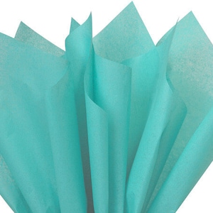 Teal Tissue Paper 