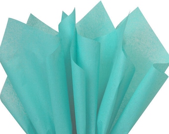 Caribbean Teal Tissue Paper, Tissue Paper, Gift Grade Tissue Paper Sheets - 20 x 30", Blue Tissue Paper, Gift Wrap,Christmas,Birthdays