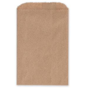 Recycled Brown Kraft Paper Treat Bags: Eco-Friendly Party Favors