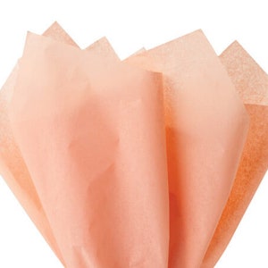 Peach Gift Tissue Paper-20x30”,Gift Tissue Paper,Gift Packaging,Gift Wrap,Tissue Paper,Baby Shower Gift,Wedding,Birthday Gift,Xmas