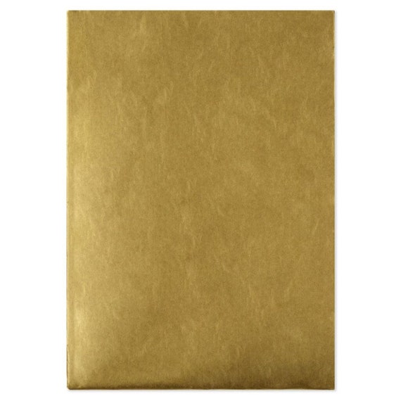 Papier de soie métallique doré, Papier de soie, Papier de soie en vrac,  Emballage cadeau, Emballage, Papier de soie or, Emballage or, Emballage  cadeau -  France