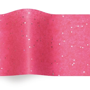 Hot Pink Glitter Tissue Paper-20x30&quot;,Gift Tissue Paper,Gift Packaging,Gift Wrap,Tissue Paper,Baby Shower Gift,Wedding,Birthday Gift,Xmas