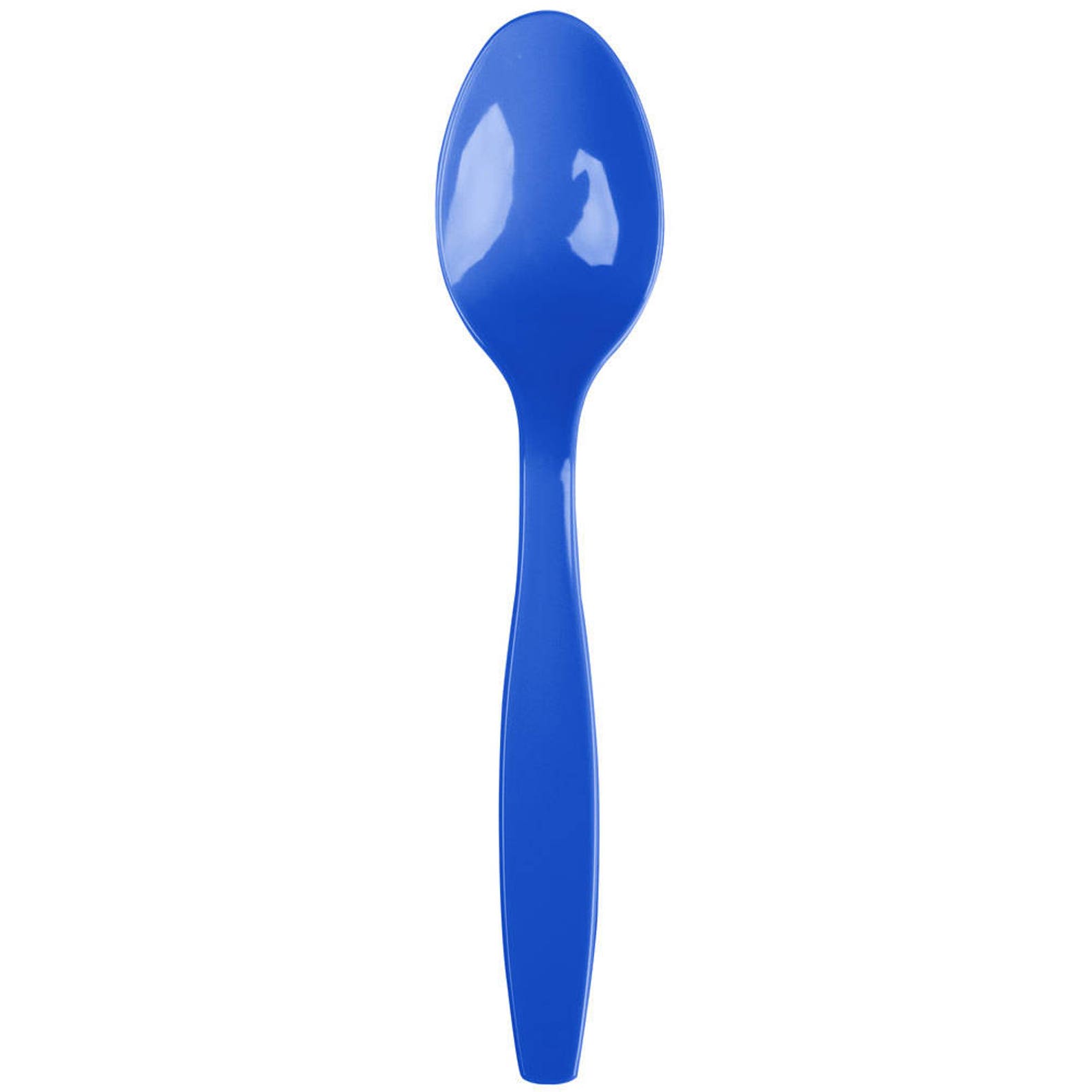 2550Ct Royal Blue Plastic Spoon Plastic Spoon Plastic Etsy