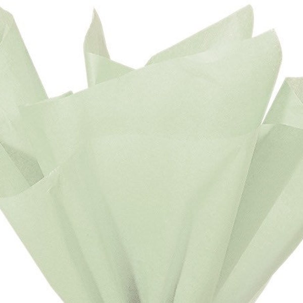 Pale Mint Green Tissue Paper,Tissue Paper, Gift Grade Tissue Paper Sheets - 20 x 30", Mint Green Tissue Paper, Gift Wrap,Christmas,Birthdays