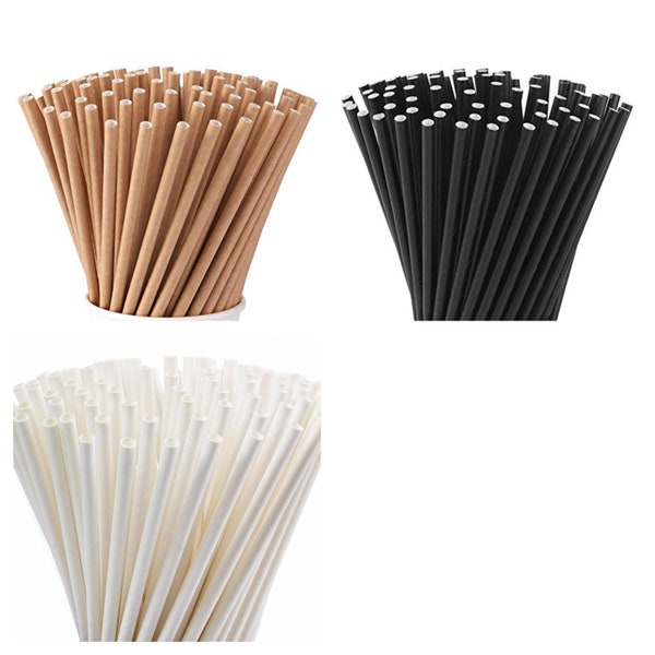 Biodegradable Jumbo Paper Straws,Eco-Friendly Disposable Paper Straws,Bulk Pack of Compostable Paper Straws for Party Cocktails and Weddings