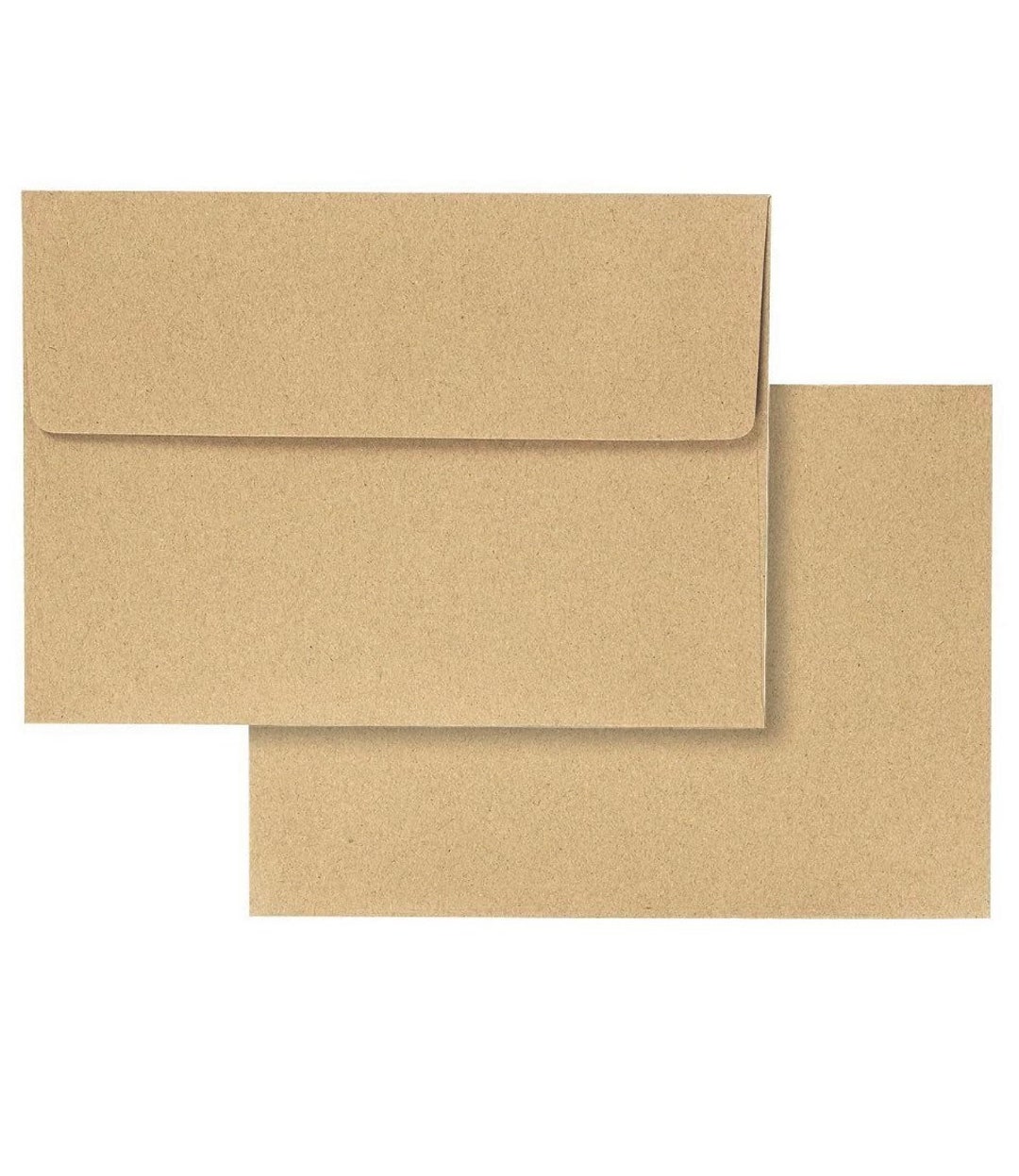 Kraft A7 Envelopes: 5x7 Brown Invitation Envelopes, Recycled Paper - Etsy