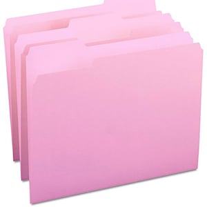 25Ct Pink Kraft Standard File Folder, Kraft file folder, Kraft Paper, Kraft Supplies, Stationary, Business, Folder, Recyclable, File Folder