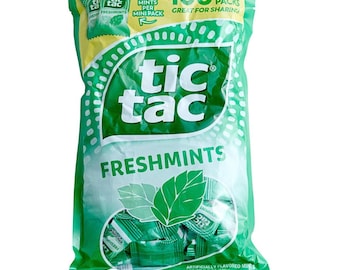 100Ct Tic Tac Individual Wrapped Mints, Mints, Favors, Party Favors, Gifts, Wedding Favors, Party Supplies, Wedding Supplies