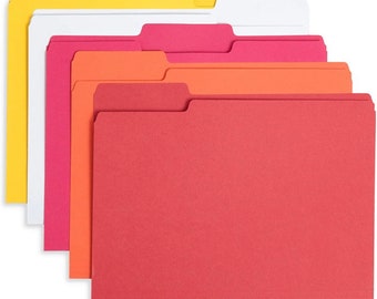 25CT Color Standard File Folder, Kraft file folder, Eco-Friendly, Kraft Paper, Kraft Supplies, Stationary, Business, Folders, Recyclable