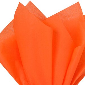Orange Tissue Paper-20x30”,Gift Tissue Paper,Gift Packaging,Gift Wrap,Tissue Paper,Baby Shower Gift,Wedding,Birthday Gift,Xmas Gift