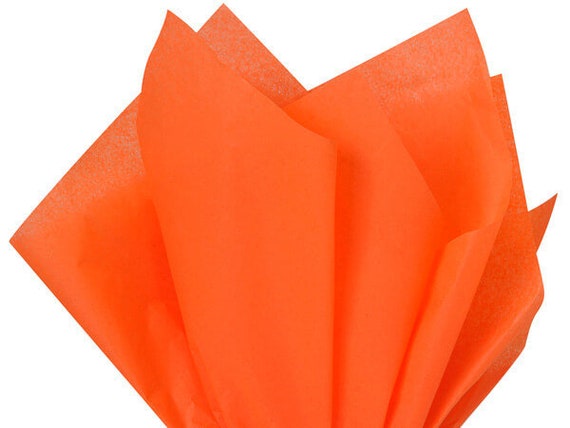 Orange Tissue Paper, Tissue Paper, Gift Grade Tissue Paper Sheets - 20 x  30, Tangerine Tissue Paper, Gift Wrap,Christmas,Birthday,Orange