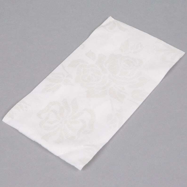 50 Silver Linen Feel Disposable Napkin Wedding Napkins Etsy