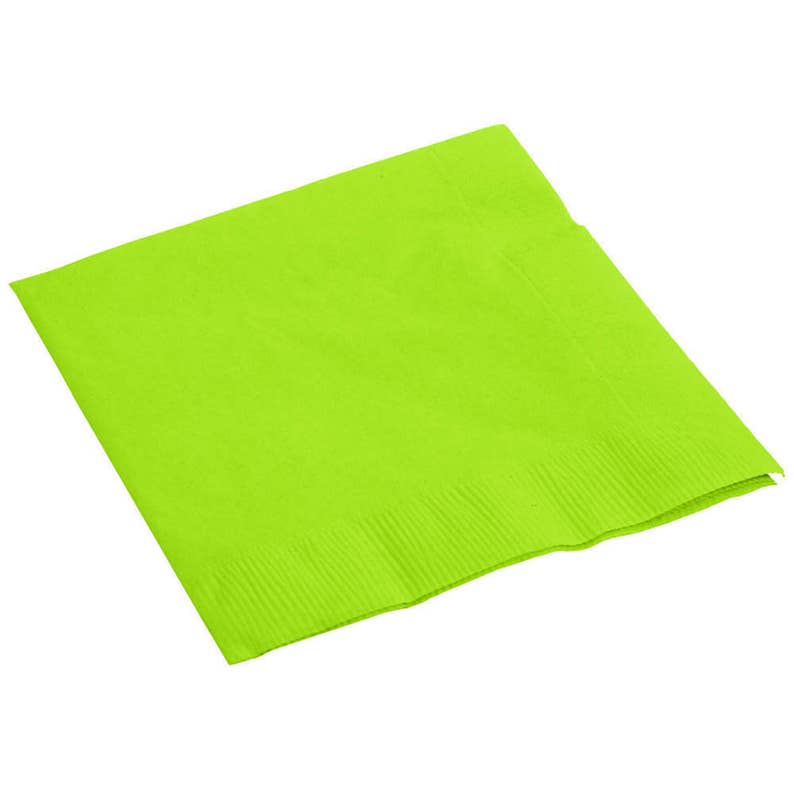 2550Ct 3Ply Lime Green Beverage Disposable Napkin Napkins Etsy