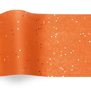 Orange Glitter Tissue Paper-20x30&quot;,Gift Tissue Paper,Gift Packaging,Gift Wrap,Tissue Paper,Baby Shower Gift,Wedding,Birthday Gift,Xmas Gift