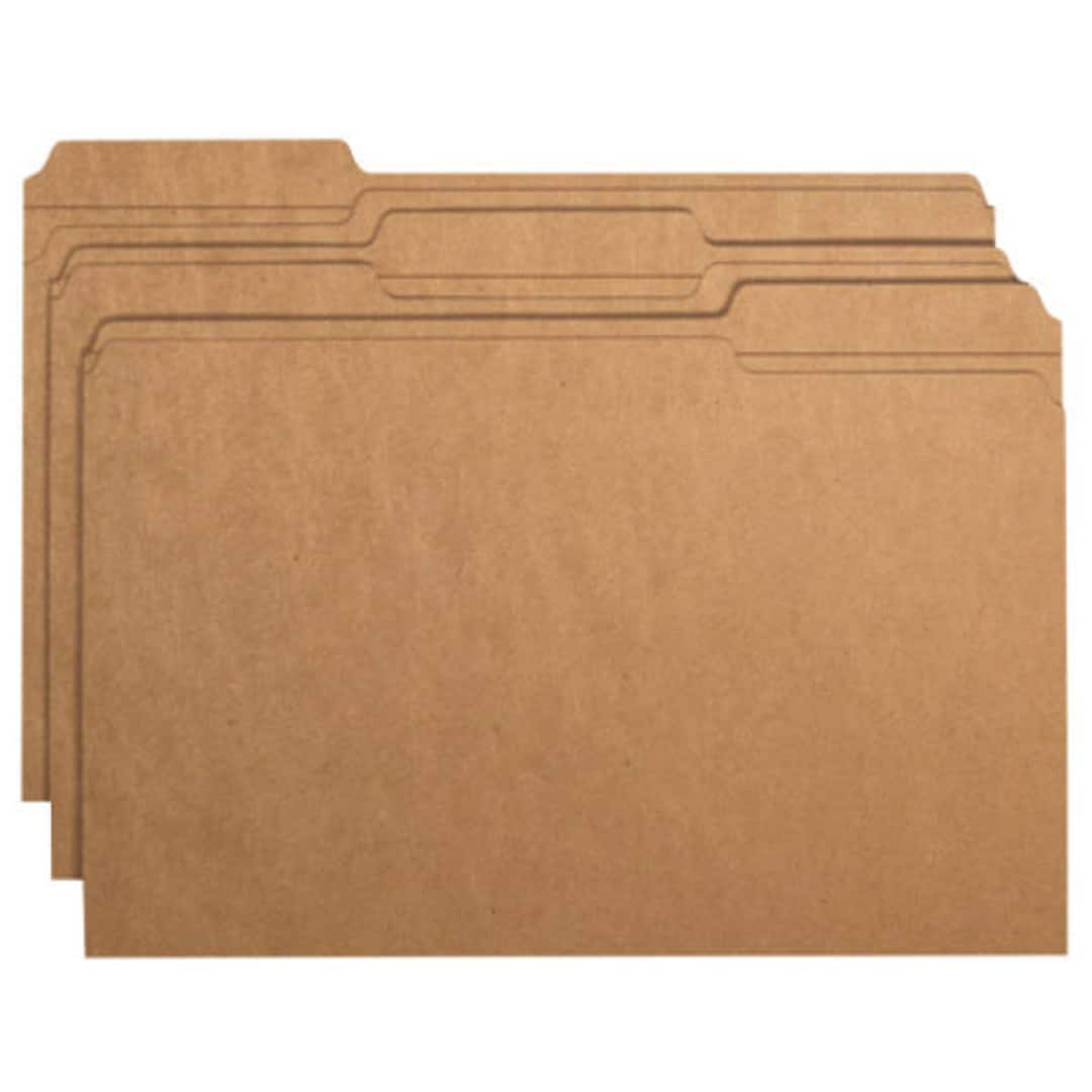 25CT Kraft Standard File Folder, Kraft File Folder, Ecofriendly, Kraft