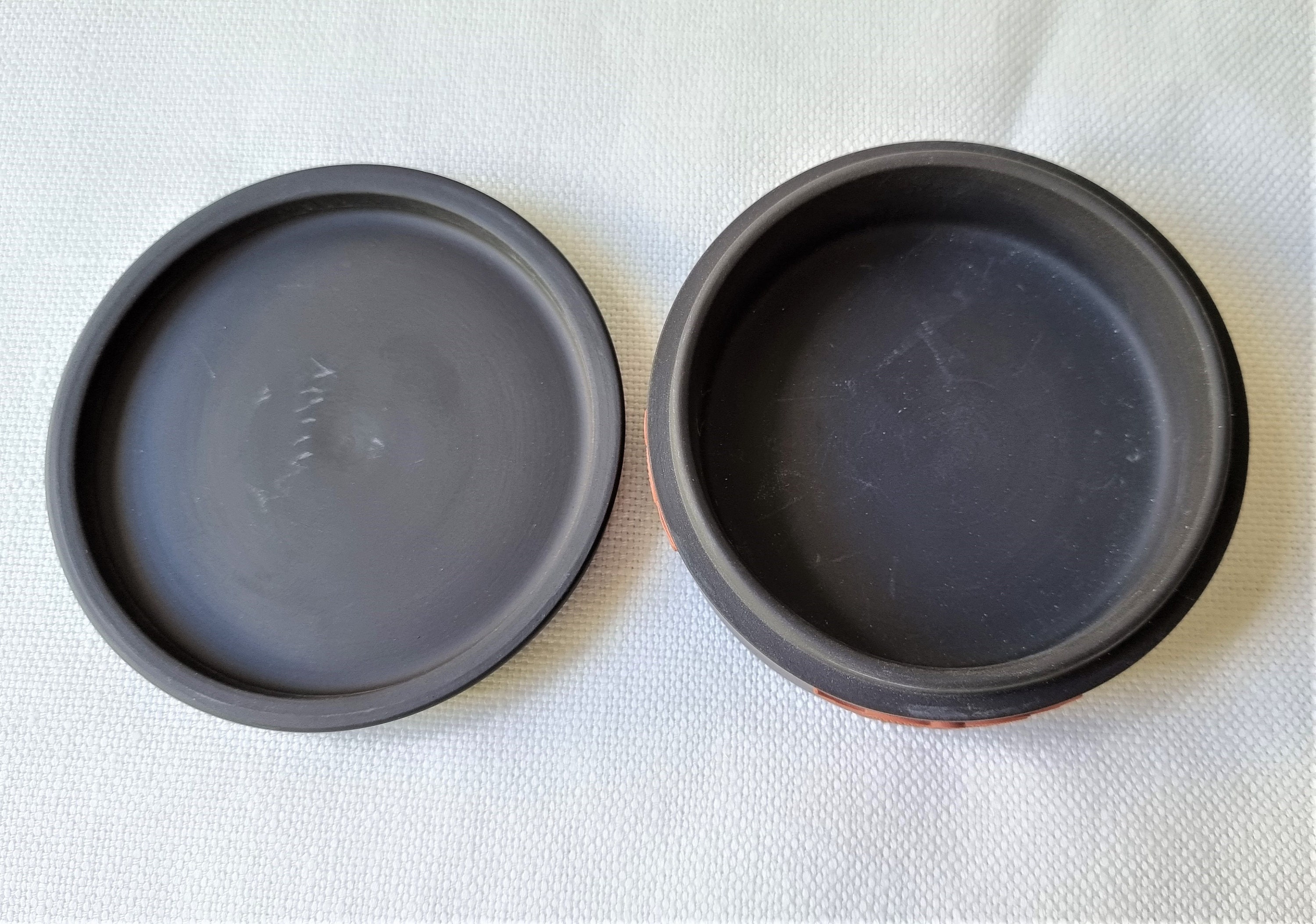 希少なヴィンテージ ウェッジウッド ブラックバサルト＆テラコッタ