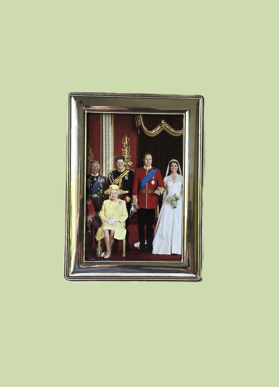 ヴィンテージ ホールマーク付き スターリングシルバー フォトフレーム