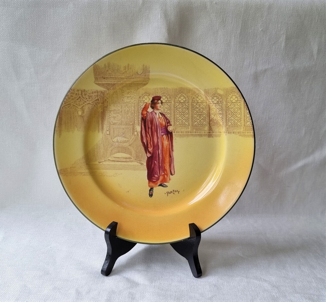 Royal Doulton 1930's Series Ware Large Dinner or Display Plate portia Etsy Australia