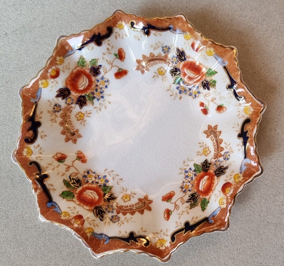 Vintage Japanese Manto Ware Scalloped Edge Porcel… - image 3