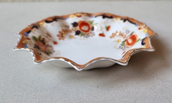 Vintage Japanese Manto Ware Scalloped Edge Porcel… - image 4