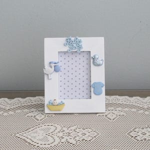 Baby Boy Picture Frame - WALLET SIZE