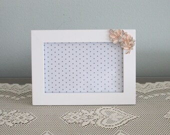 Rose Gold Pink on  4 x 6 Picture Frame