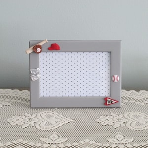 Baseball 4 x 6 Gray Picture Frame